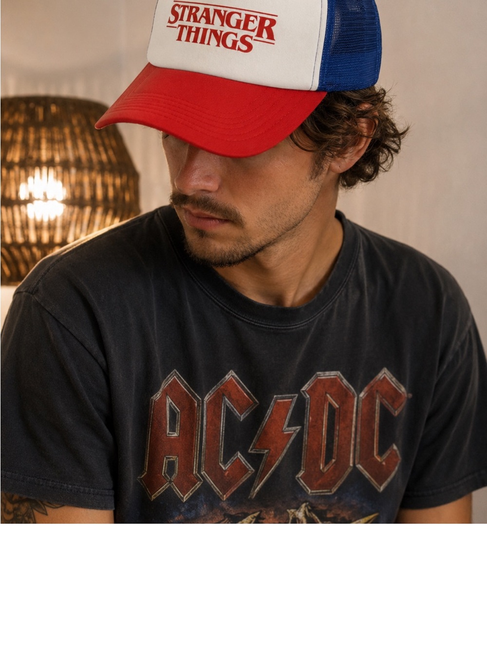 AC/DC Men's Black Graphic Band Tee - AC/DC